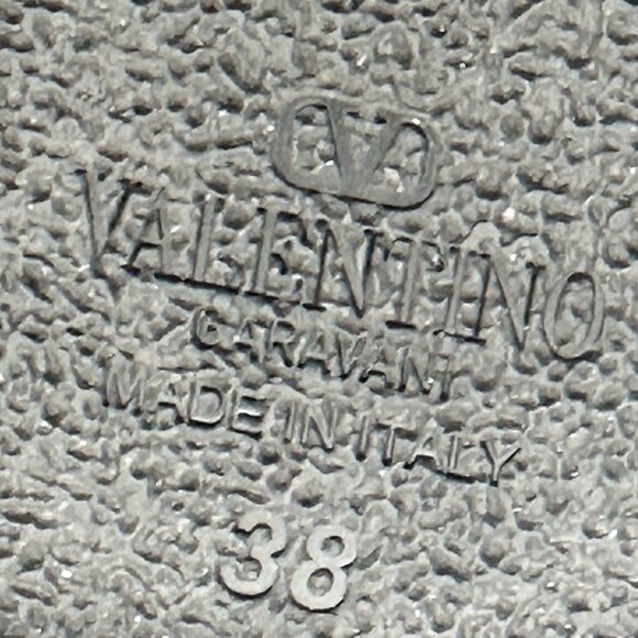 Valentino Rockstud Studded M-Way Chelsea Beatle Leather Ankle Bootie Boots - Picture 14 of 16